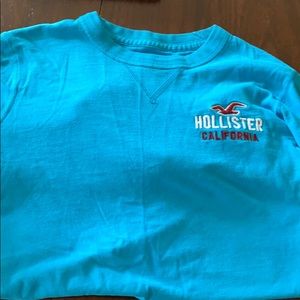 Light blue hollister long sleeve.